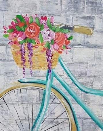 Bicycle - Basket of Flowers