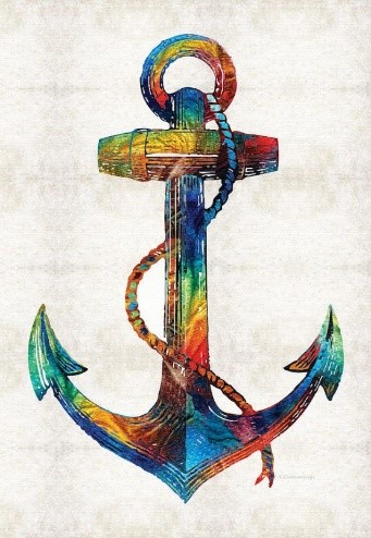 Colorful Anchor – diamondpaintingcollection.com