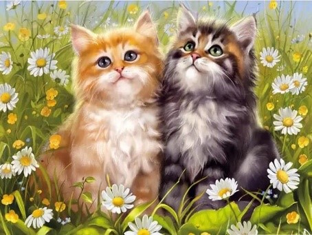 Diamond Painting JobaStores® Kittens-Big Cats 30x40cm - Shop now -  JobaStores