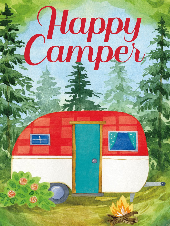 Happy Camper Forest 30 x 40cm SQUARE Diamonds ...